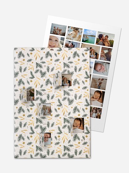Adventskalender Festive Pattern