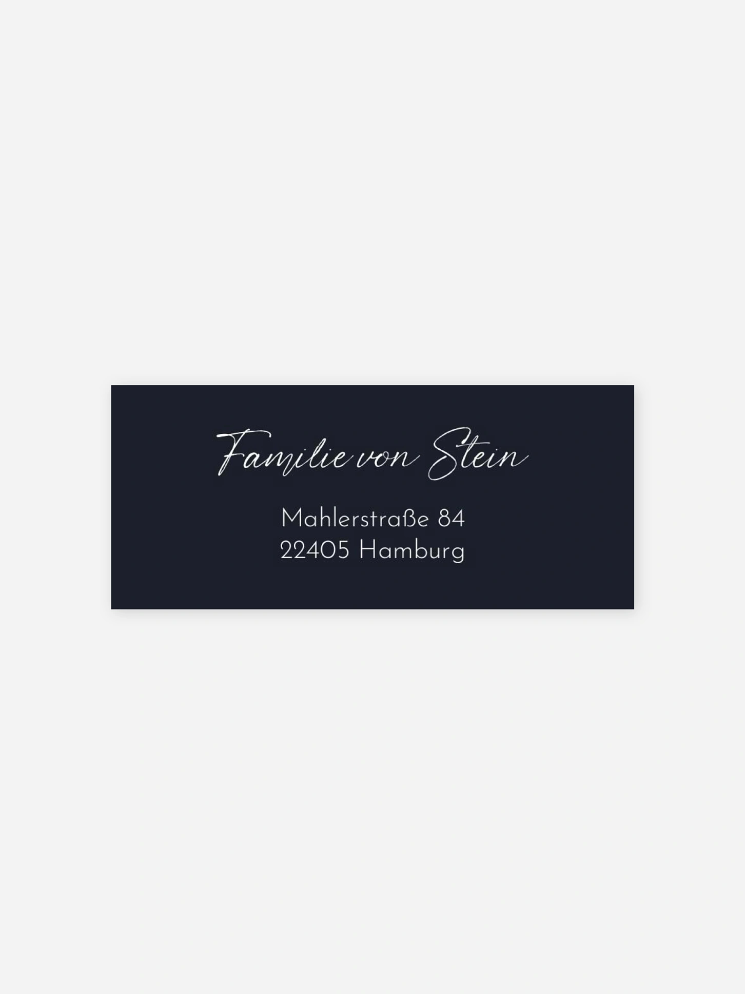 Absenderaufkleber Weihnachten Winterfreude