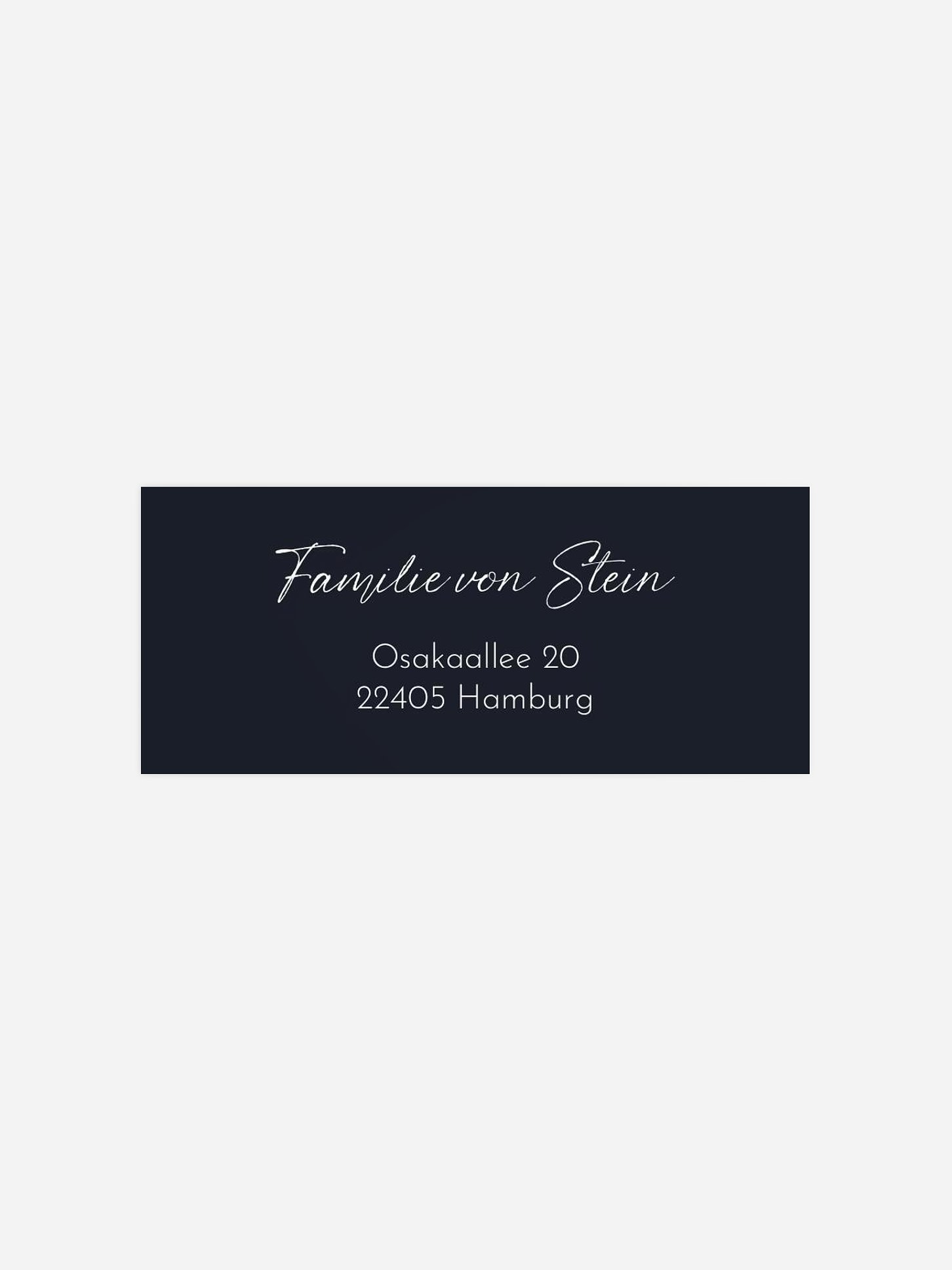Absenderaufkleber Weihnachten Winterfreude