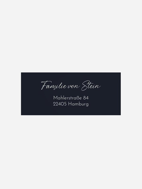Absenderaufkleber Weihnachten Winterfreude