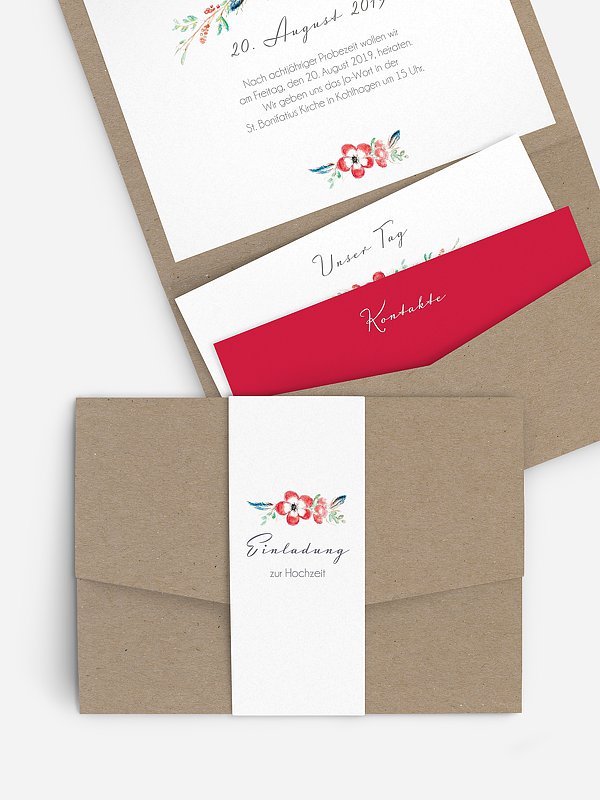 Hochzeitseinladung Blossom
