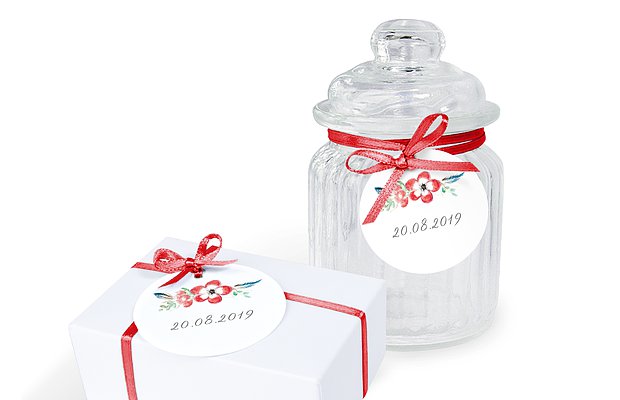 Anhänger mit Band zur Hochzeit Blossom