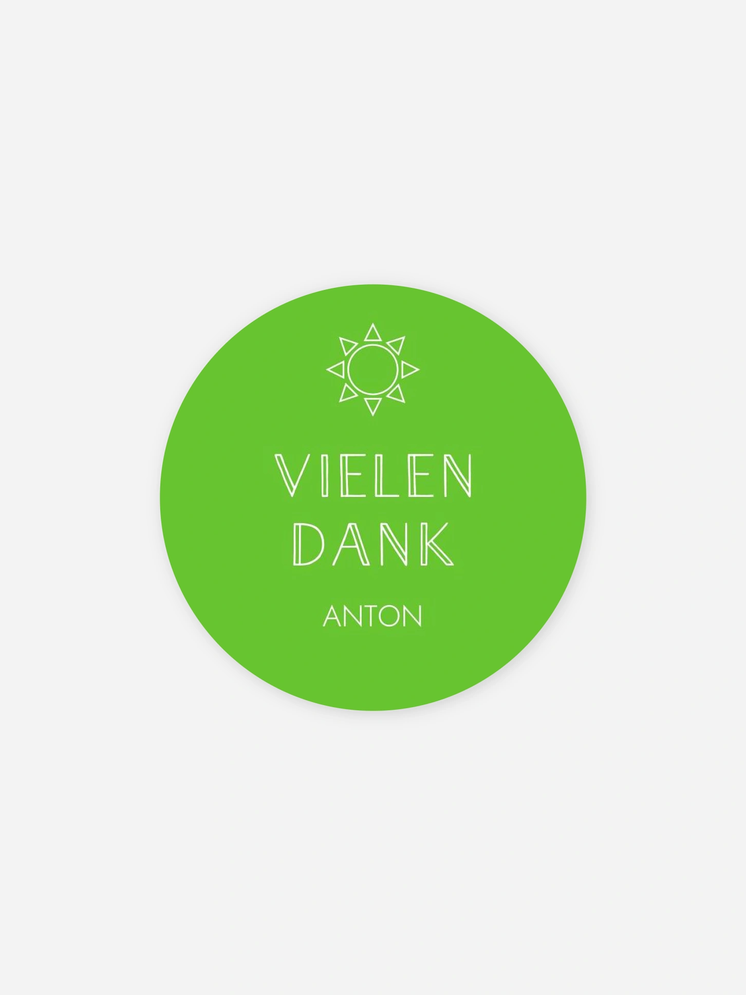 Aufkleber Kommunion Konfirmation Einzelstück