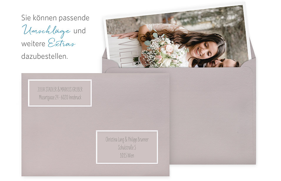 Dankeskarte Hochzeit Farbenpracht