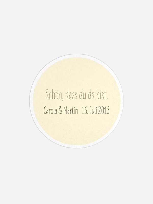 Geschenkaufkleber Hochzeit Farbenpracht