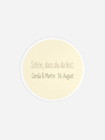 Geschenkaufkleber Hochzeit Farbenpracht