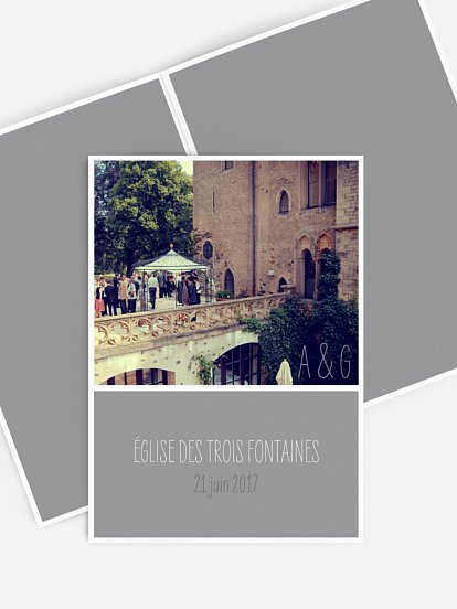 Livret de messe mariage Éclat de couleur