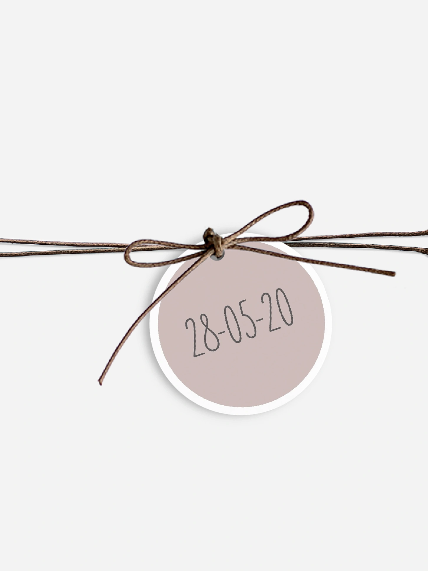 Anhänger mit Band zur Hochzeit personalisiert Farbenpracht