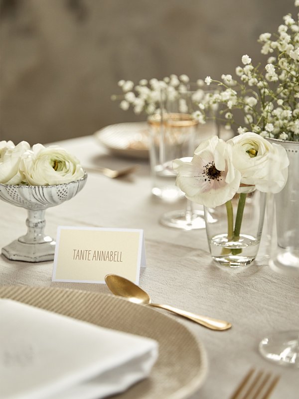 Tischkarte Hochzeit Farbenpracht