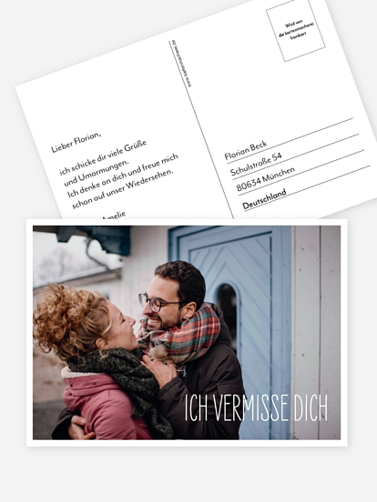 Postkarte Direktversand Farbenpracht