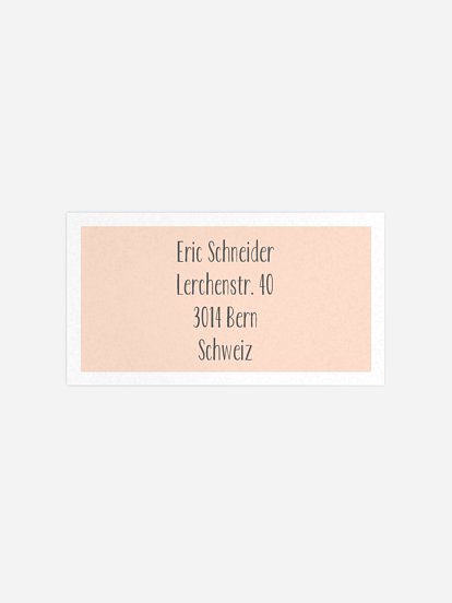 Empfängeraufkleber Geburtstag Farbenpracht