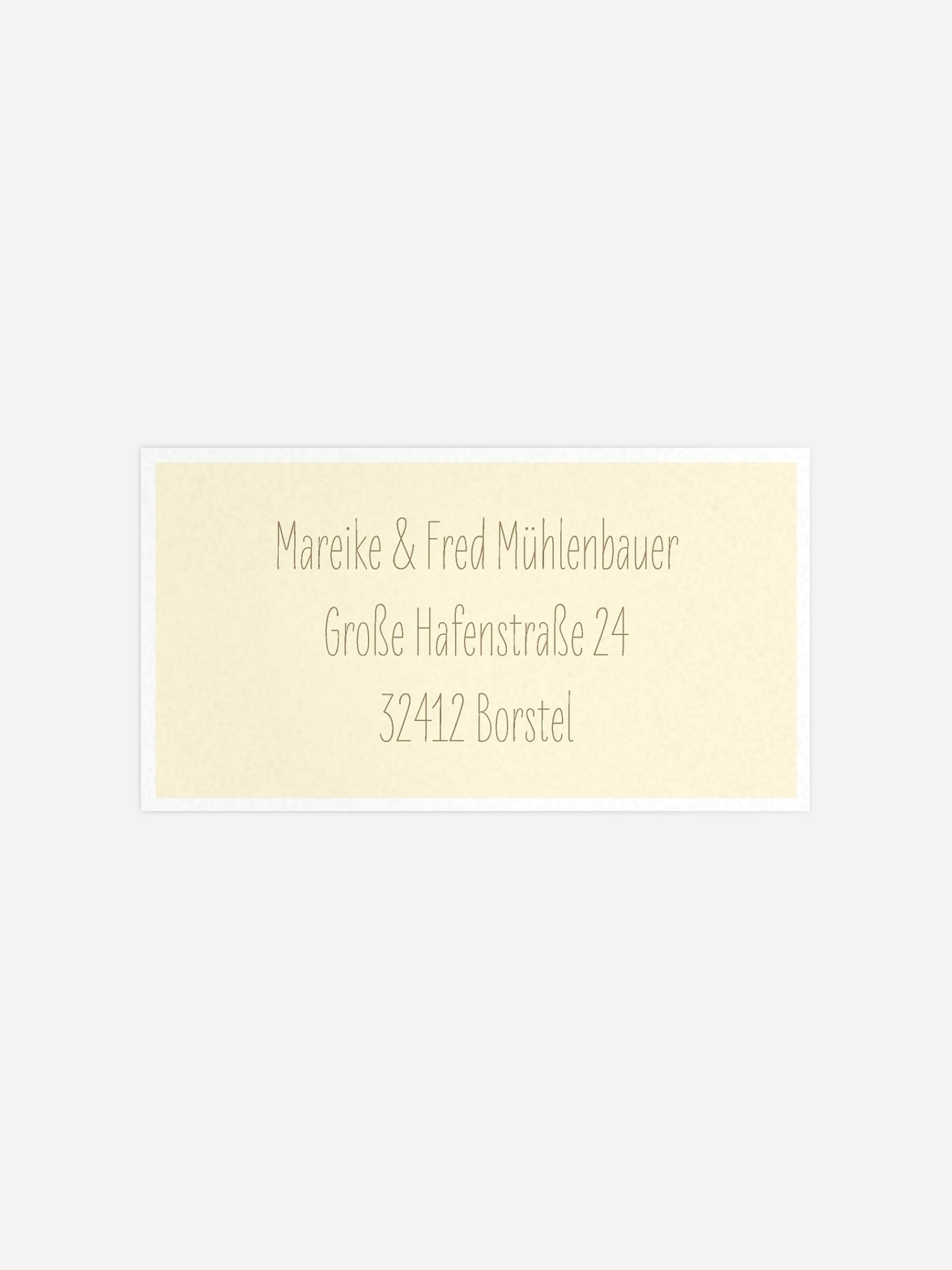 Empfängeraufkleber Hochzeit Farbenpracht