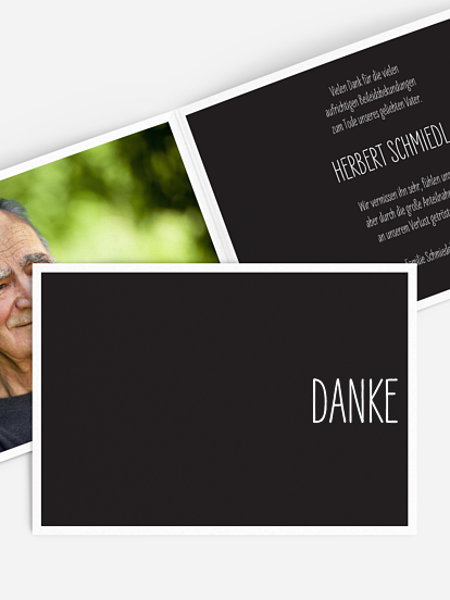 Trauerdanksagung Farbenpracht