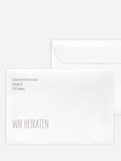 Briefumschlag mit Motiv Farbenpracht