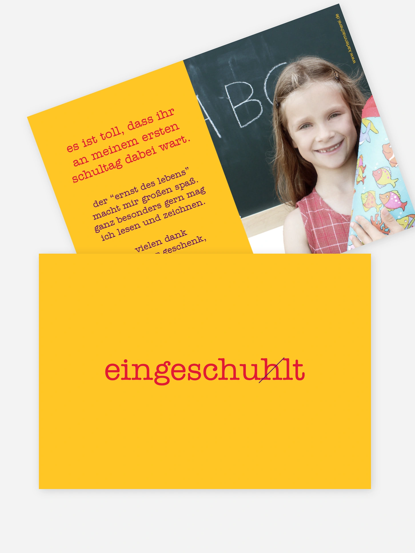 Danksagung Einschulung Fehlerteufelchen
