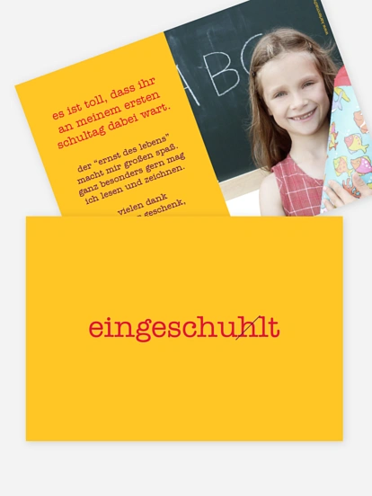Danksagung Einschulung Fehlerteufelchen
