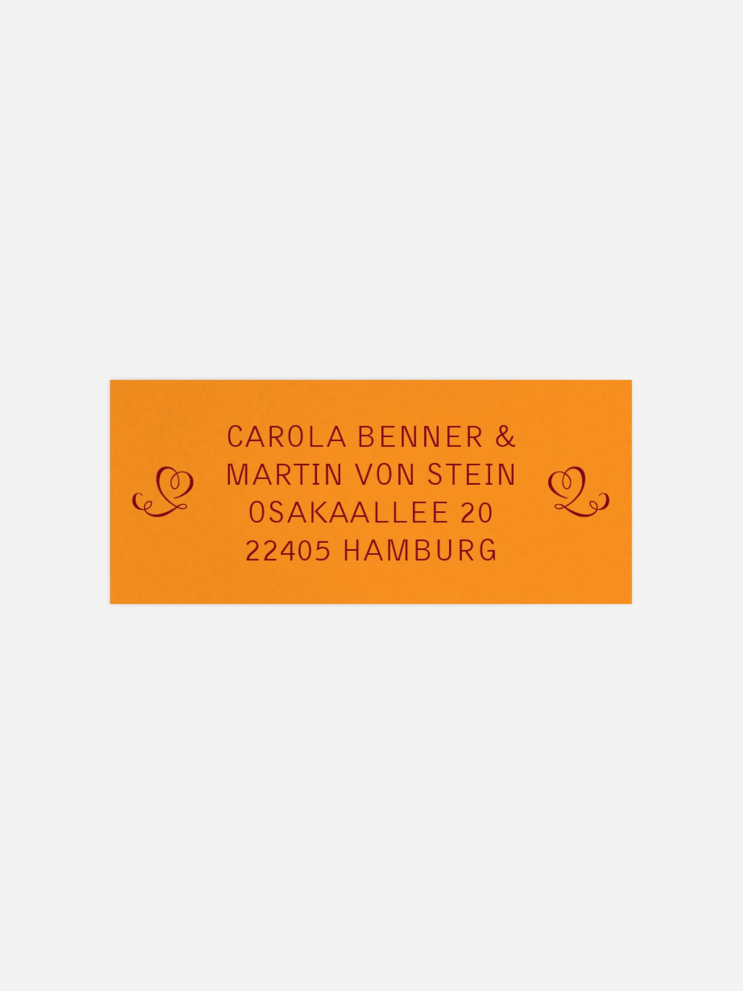Absenderaufkleber Weihnachten Stilvoll