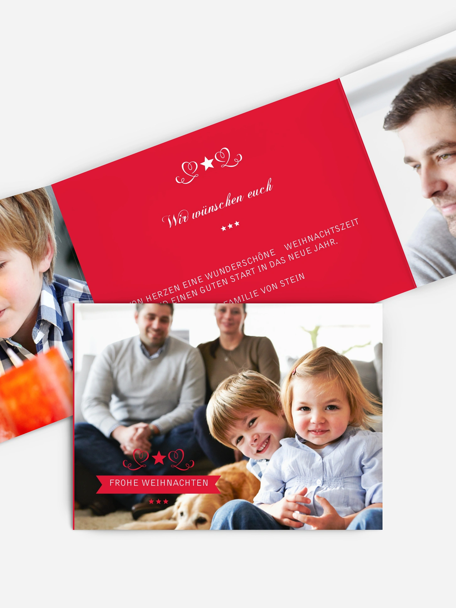 Weihnachtskarte Stilvoll