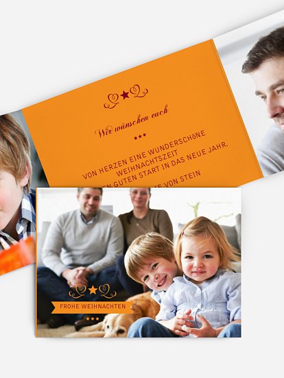 Weihnachtskarte Stilvoll