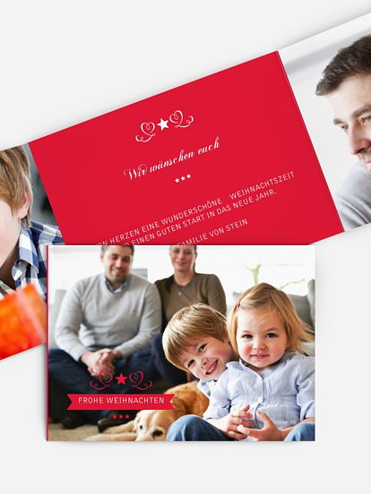 Weihnachtskarte Stilvoll