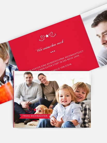 Weihnachtskarte Stilvoll