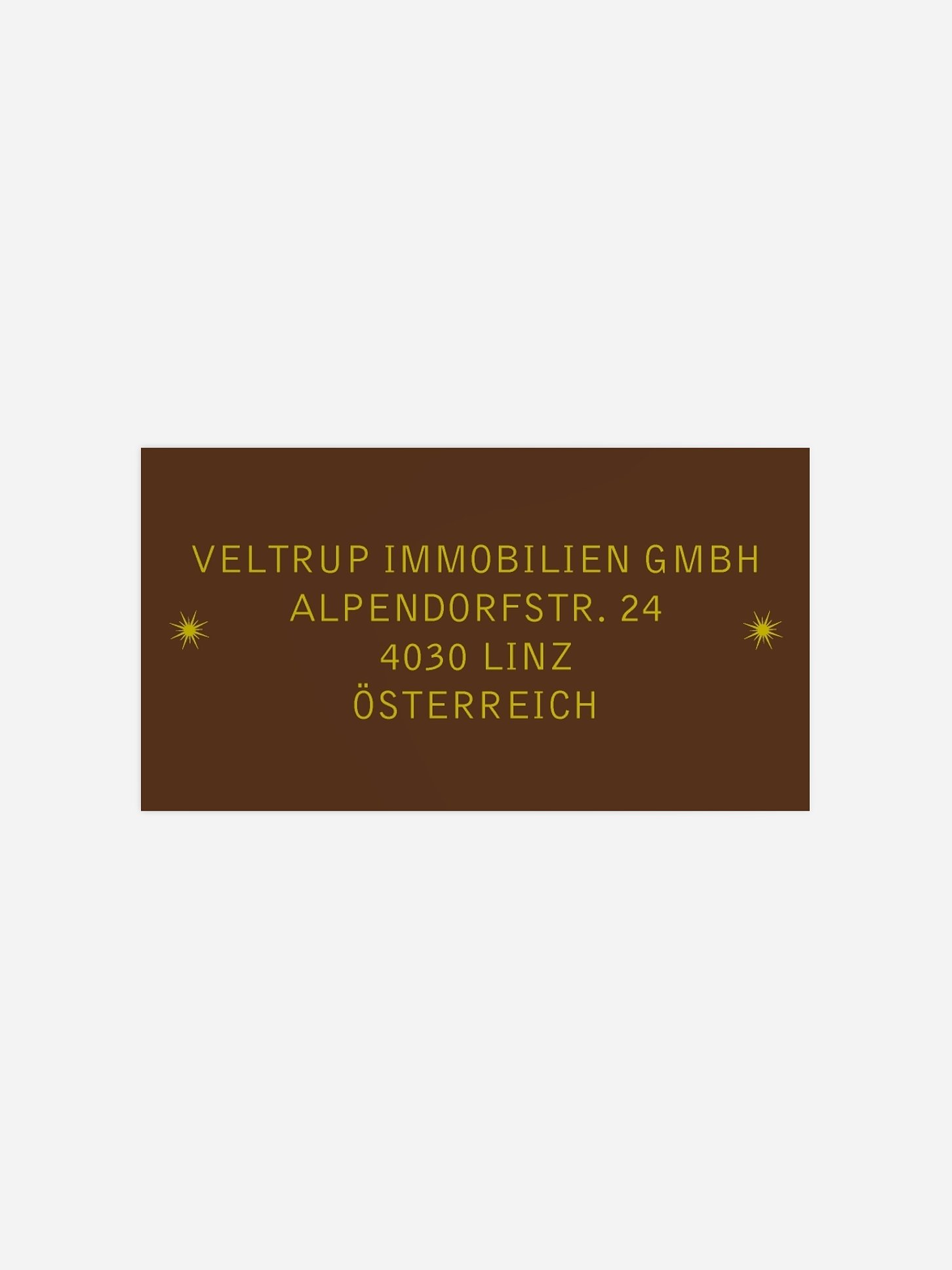 Empfängeraufkleber geschäftl. Weihnachten Schwungvoll
