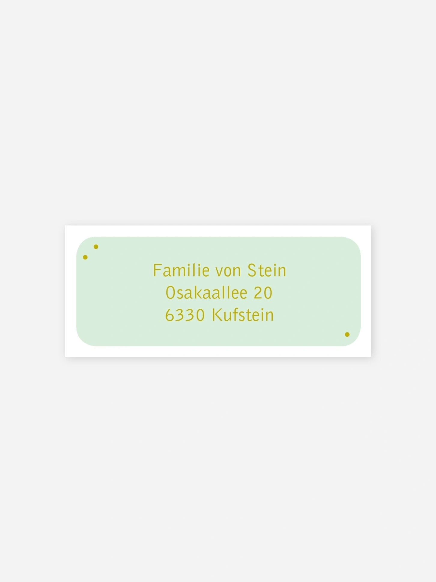 Absenderaufkleber Weihnachten Herzstern