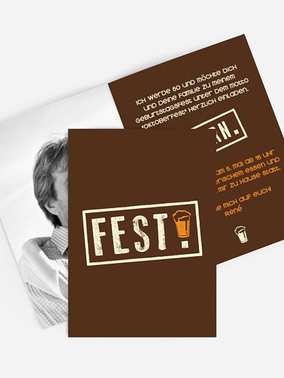 Einladung 60. Geburtstag Fest feiern