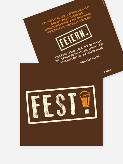 Einladung 60. Geburtstag Fest feiern