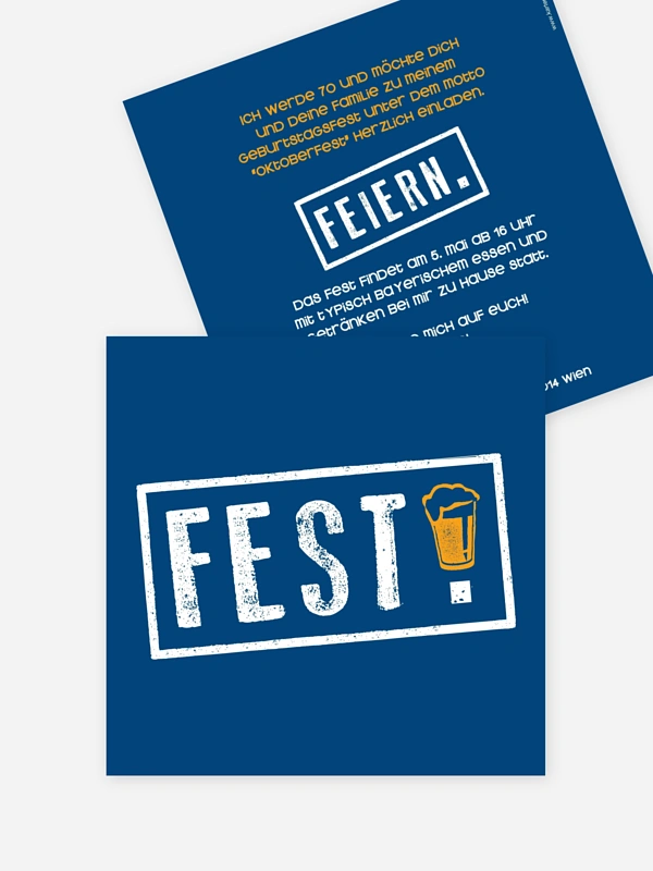 Fest feiern