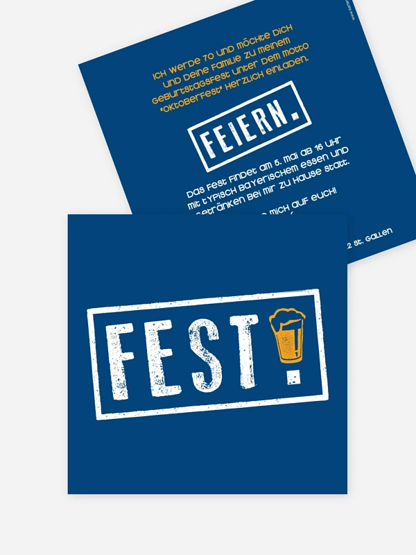 Fest feiern