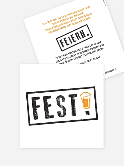 Einladung 70. Geburtstag Fest feiern