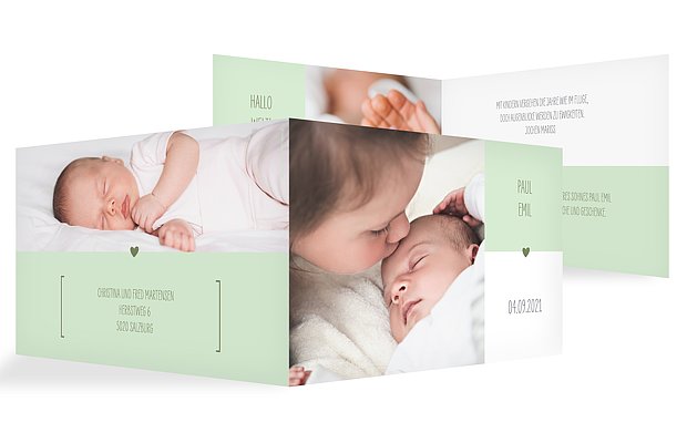 Geburtskarte New Baby