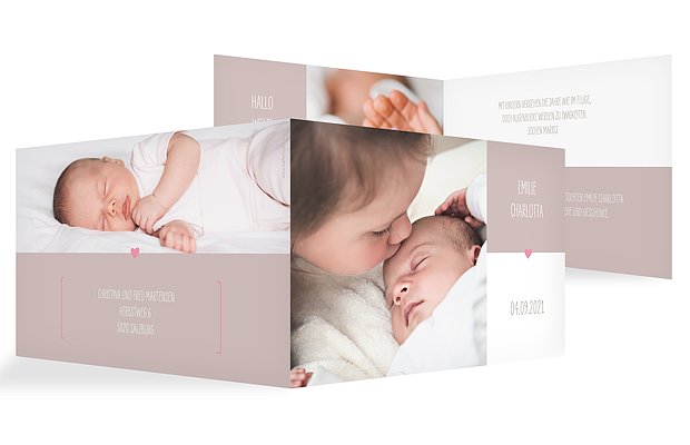 Geburtskarte New Baby