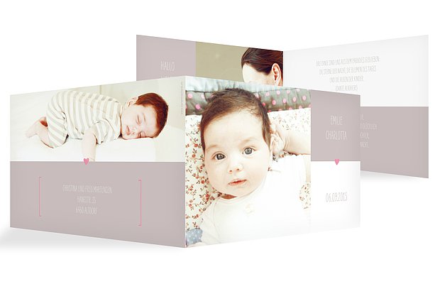 Geburtskarte New Baby