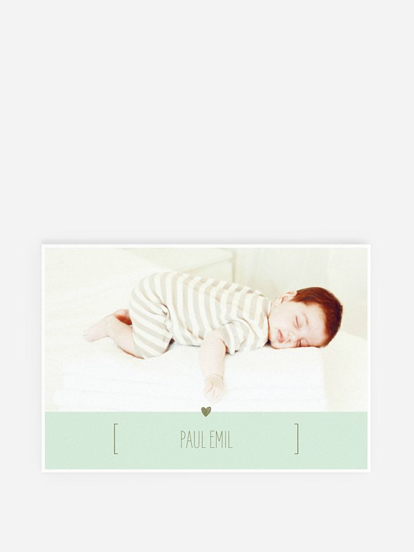 Wandbild Geburt New Baby