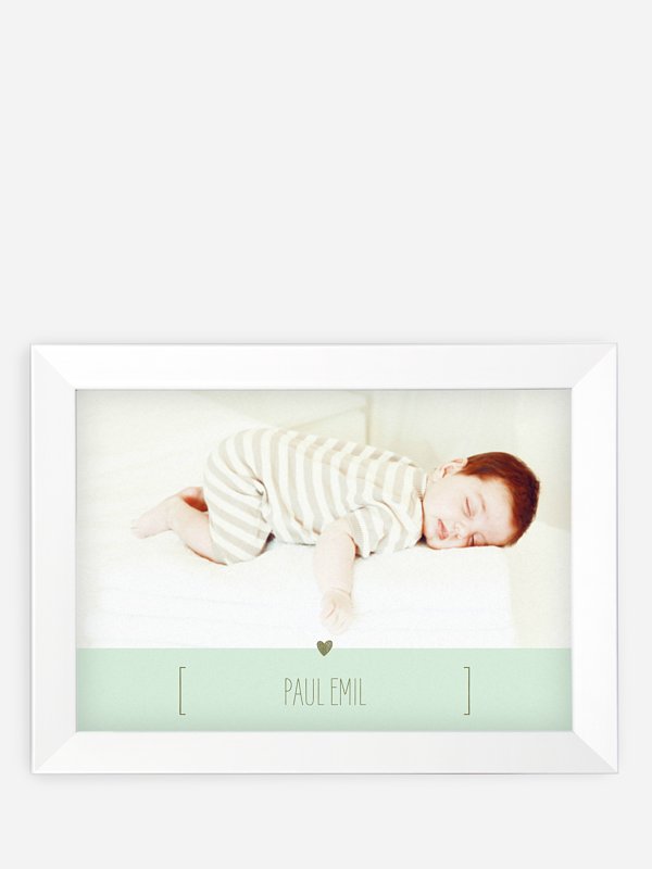 Wandbild Geburt New Baby