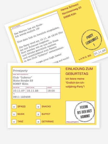 Party genehmigt Party genehmigt