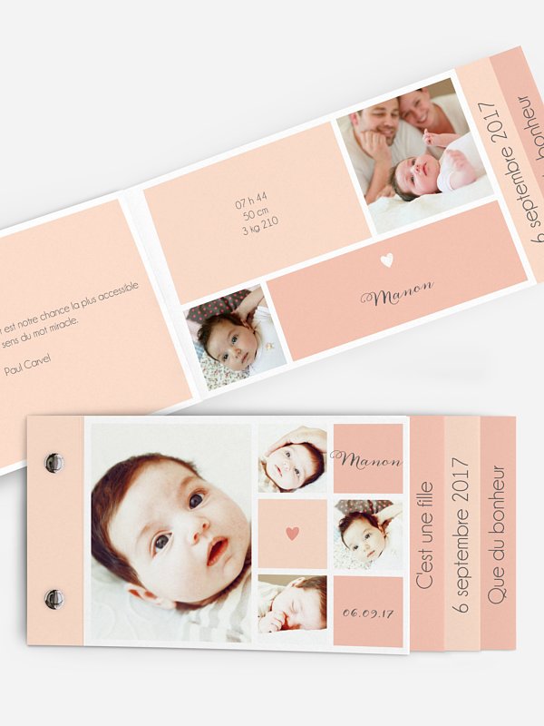 Faire-part naissance Idylle
