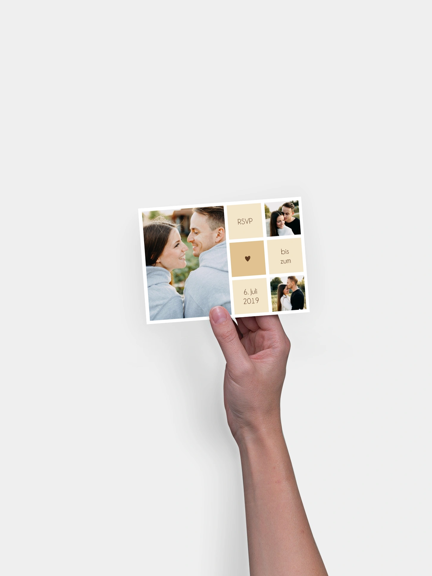 Antwortkarte Hochzeit Mit Herz