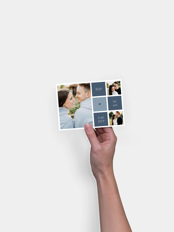 Antwortkarte Hochzeit Mit Herz