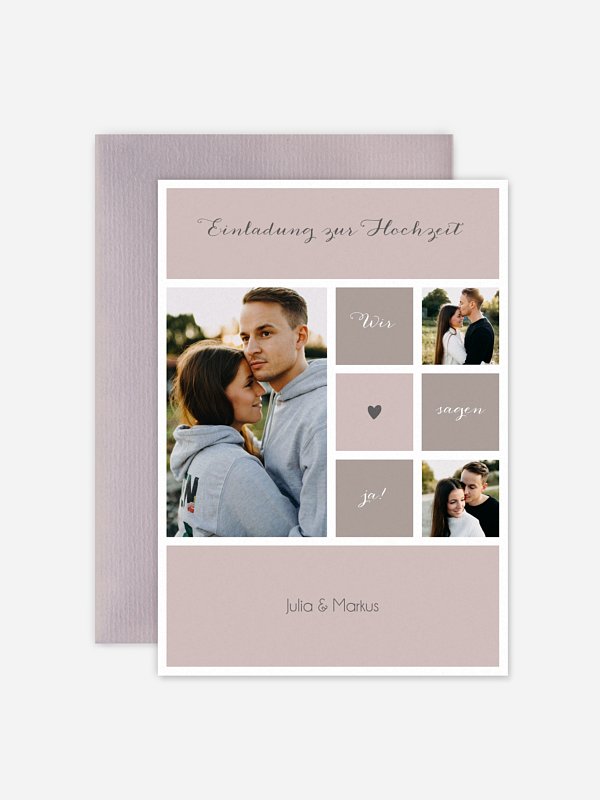 Hochzeitseinladung Mit Herz