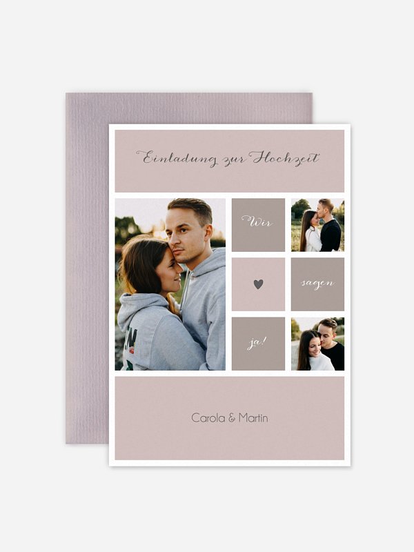 Hochzeitseinladung Mit Herz