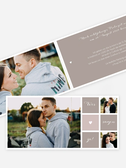 Hochzeitseinladung Mit Herz