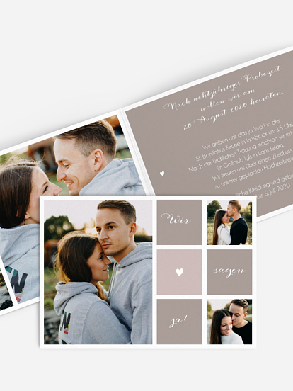 Hochzeitseinladung Mit Herz