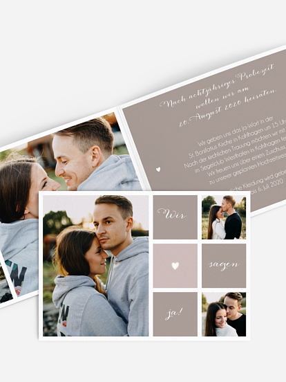 Hochzeitseinladung Mit Herz