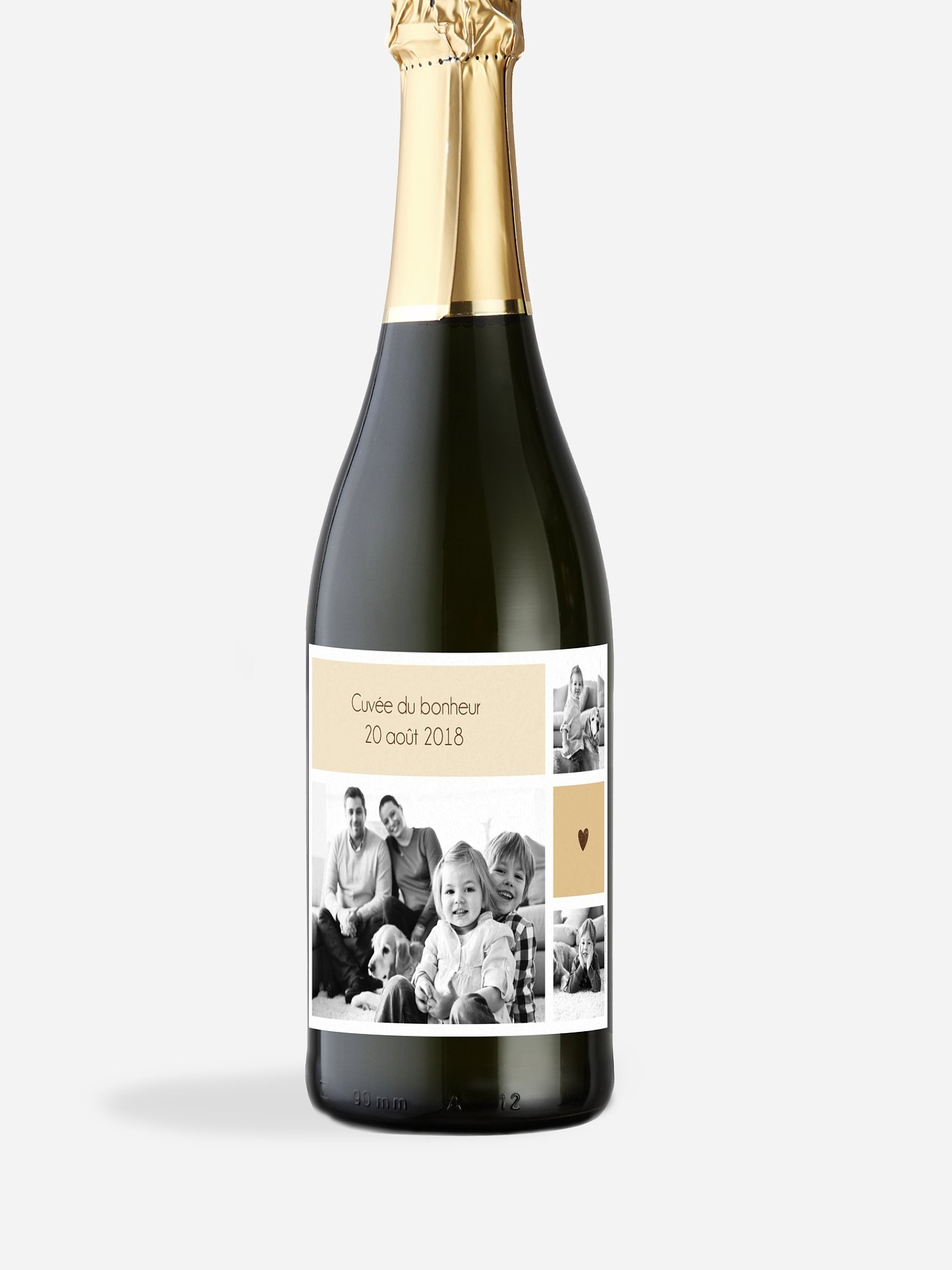 Étiquette bouteille Idylle