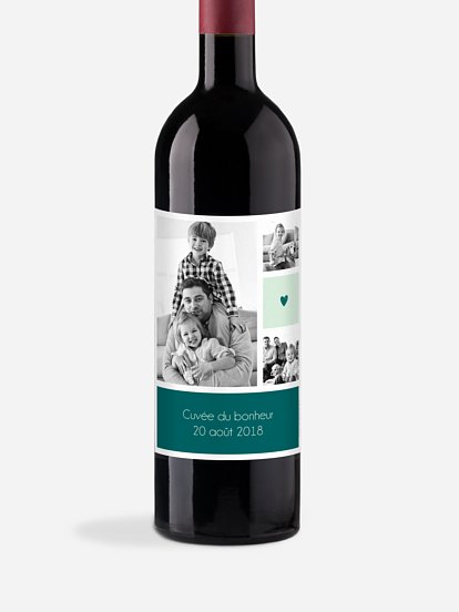 Étiquette bouteille Idylle