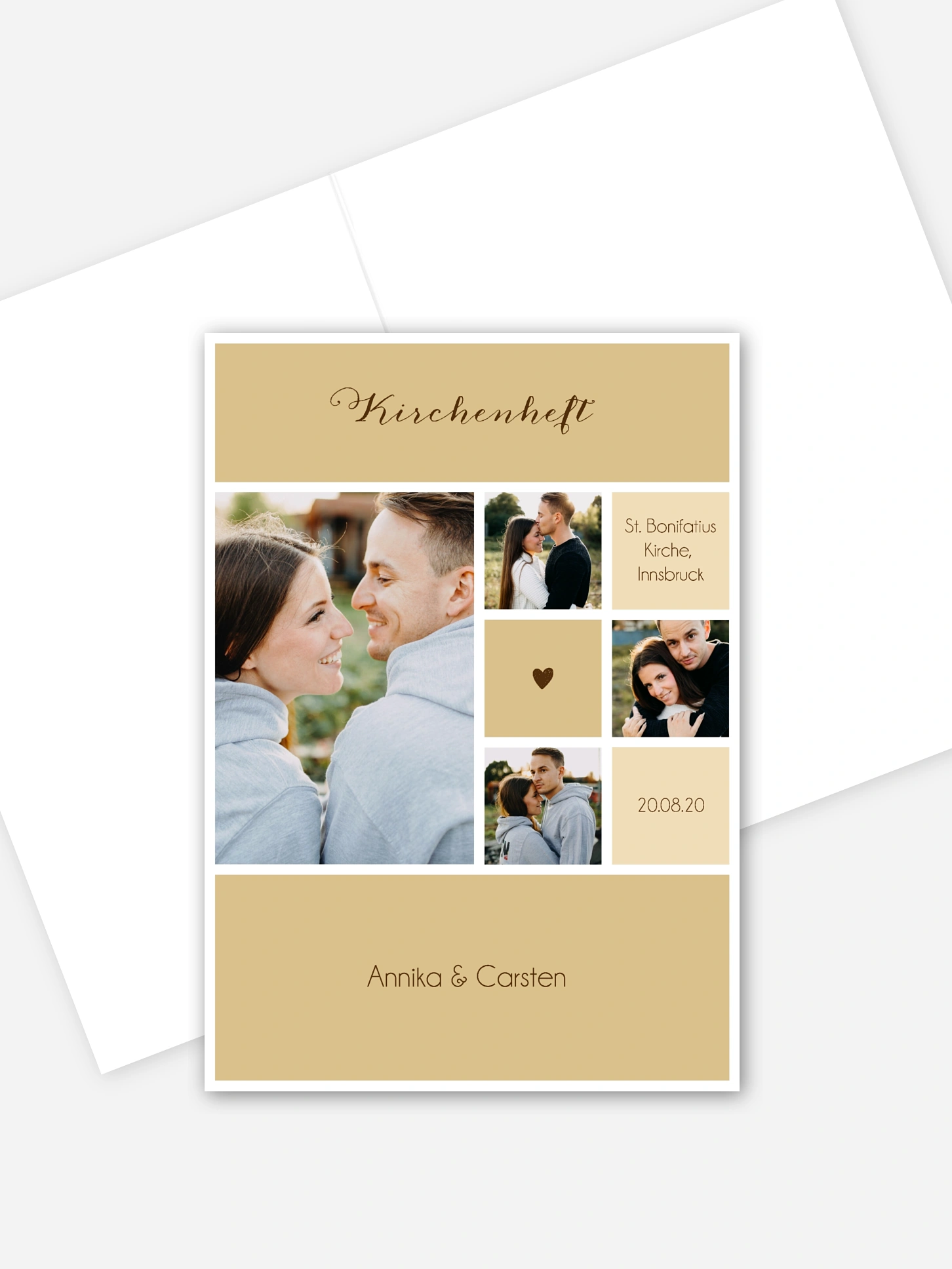 Kirchenheft Hochzeit Mit Herz