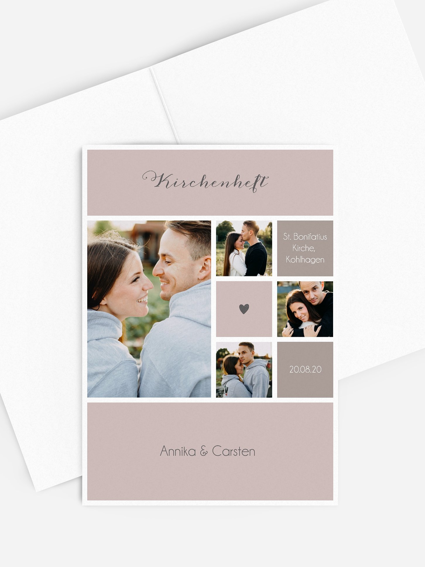 Kirchenheft Hochzeit Mit Herz